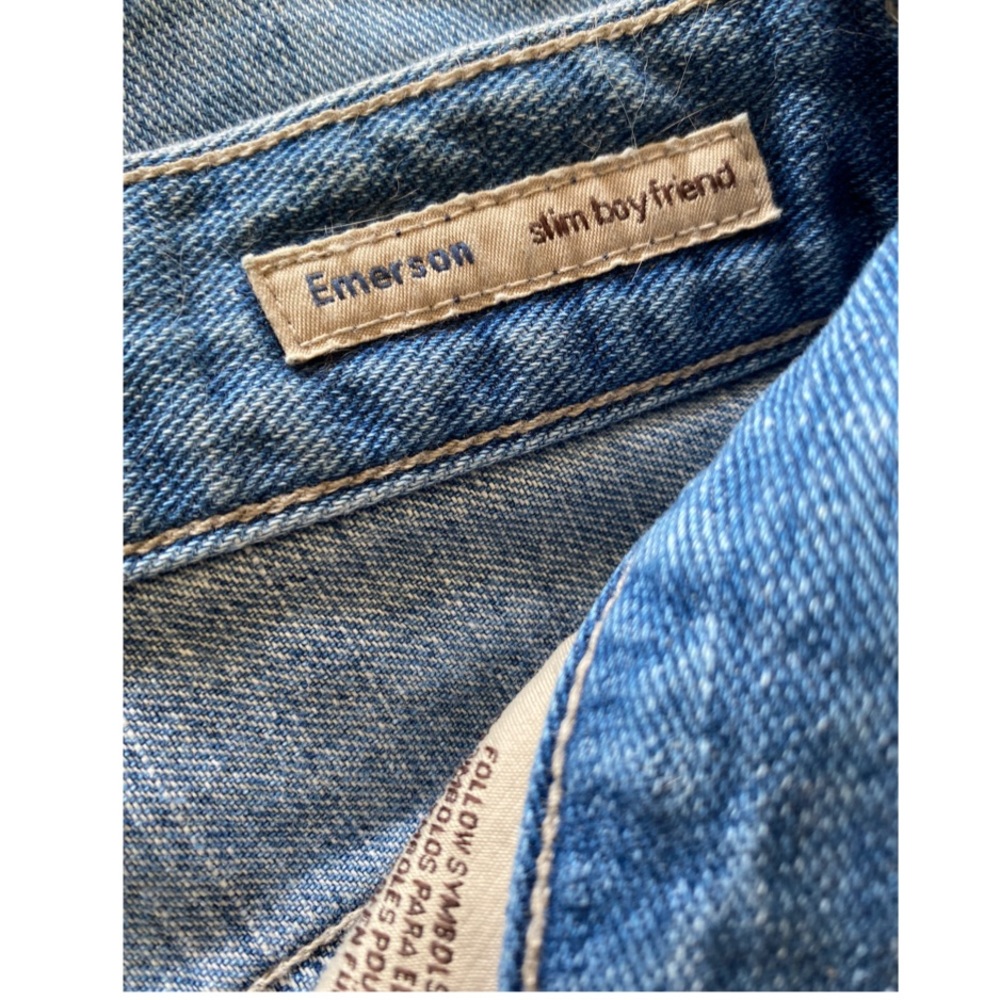 Citizens of Humanity "Emerson" distressed boyfriend jeans light wash denim SZ 29 - Picture 7 of 11